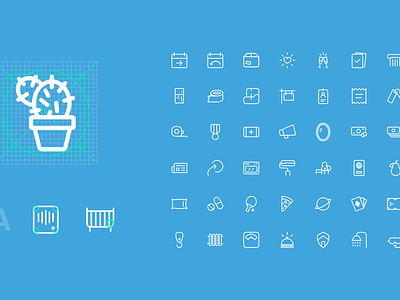 AnyVan icon system branding design system icon iconography minimal ui