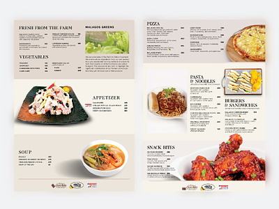 Aesthetic Menu Book aesthetic branding design graphic design illustration menu menu book minimal typography vector