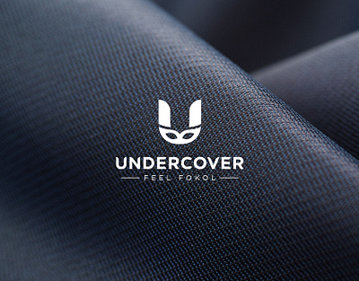 Undercover logo design. applogo branding design fashion logo graphic design illustration letter u logo logo logo design logodesign logoinspire mask logo modern logo undercover