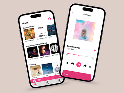 Daily UI #009 - Music Player 100daychallenge app dailyui design mobile music player ui