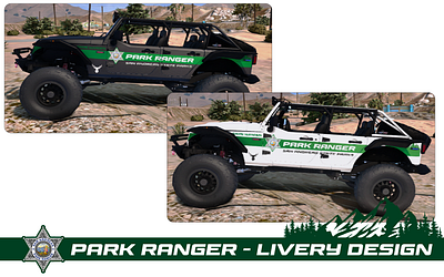 PARK RANGER Livery Design, FiveM design fivem gaming graphic design gta gta5 gtaonline gtaroleplay gtarp