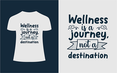 Wellness awareness t-shirt design month