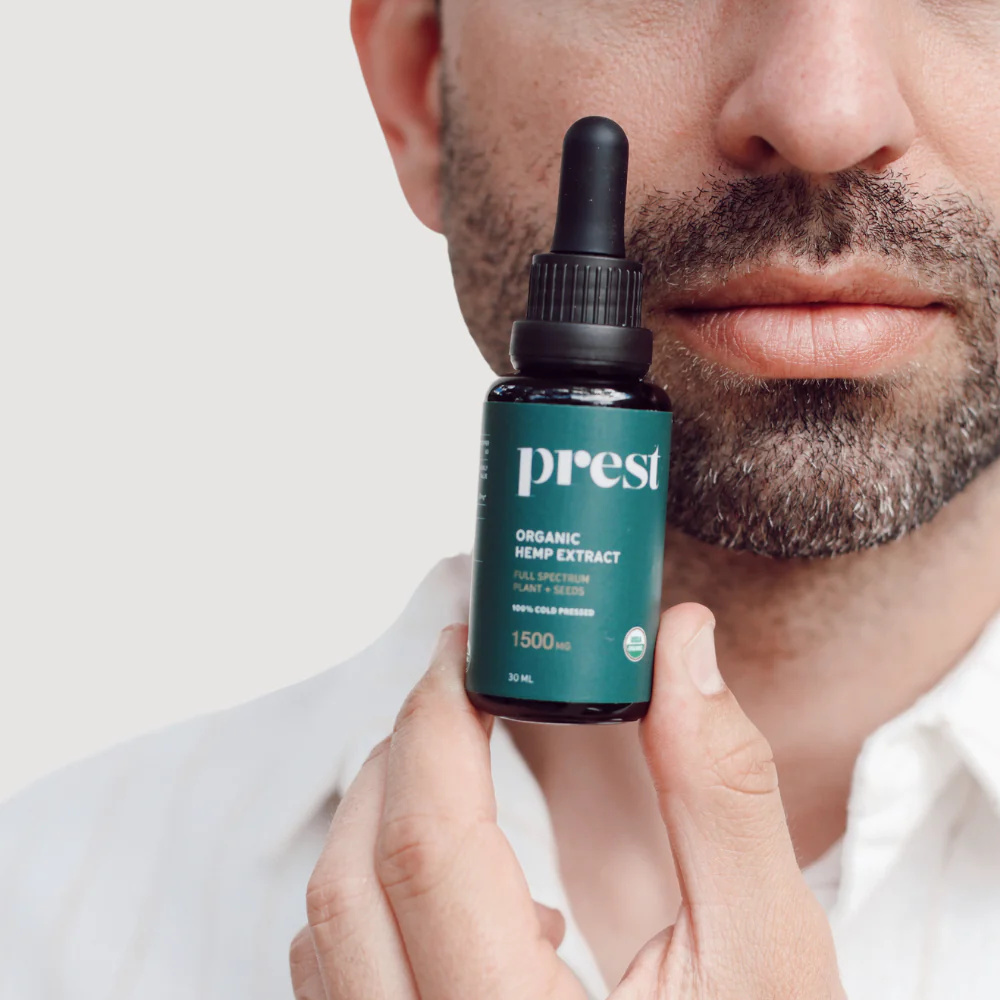 PREST - Rebranding & Packaging branding cannabis cbd cbd brand cbd branding cbd oil cbd packaging graphic design health hemp identity design label design logo natural organic packaging wellness brand