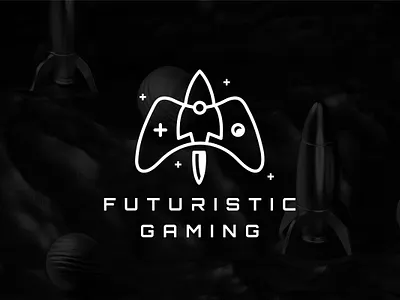 Futuristic Gaming 3d abstract animation app branding design design logo gaming gaming logo graphic design illustration line art logo logo modern logo motion graphics rocket logo space game space logo vector