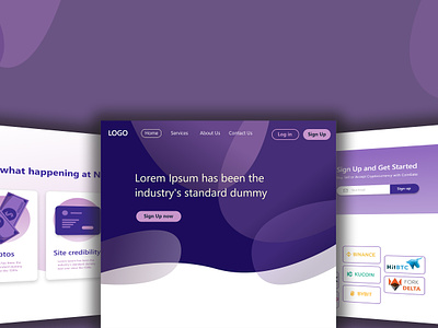 Web Design purple ui ux web design website website design