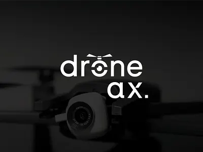 Drone ax. abstract branding camer lens camera creative logo design design logo drone drone text graphic design illustration lens logo logo design photo typography vector