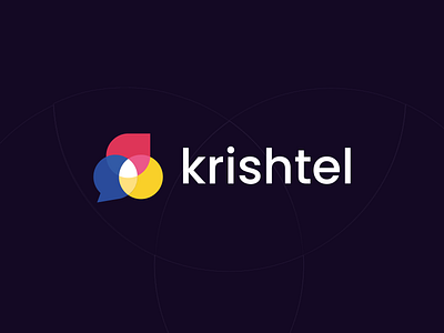 Krishtel Logo Design branding design graphic design logo logo design ui ux