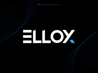 Ellox - Logo Design abstract brand identity brand logo branding clothing brand company logo design logo logo design minimalistic modern unique wordmark