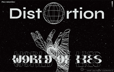 Distortion artwork branding graphic design