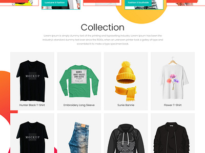 Online Fashion Store Landing Page UI design ecommerce ui ecommerce ui design fashion store ui design online fashion store ui online store ui design ui ui design