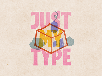 Just My Type ⌨️ branding design event house illustration keyboard keycap logo mechanical meetup