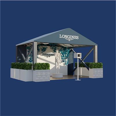 Brand Activation: Longines x Kentucky Derby 2023 3d activation brand design event model rendering