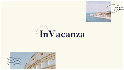 In Vacanza Design branding design graphic design logo poster typography ui