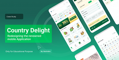 Redesigned Renowned Mobile Application app design ui ux