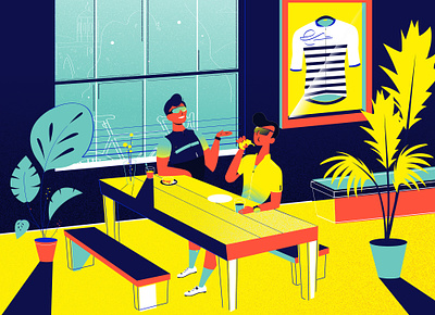 Coffee Ride design editorial graphic design illustration vector