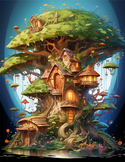 Fairy Tree houses volume 1
