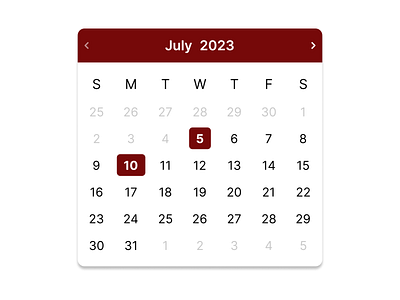 Daily UI challenge - 80/100 Date picker daily ui challenge design ui