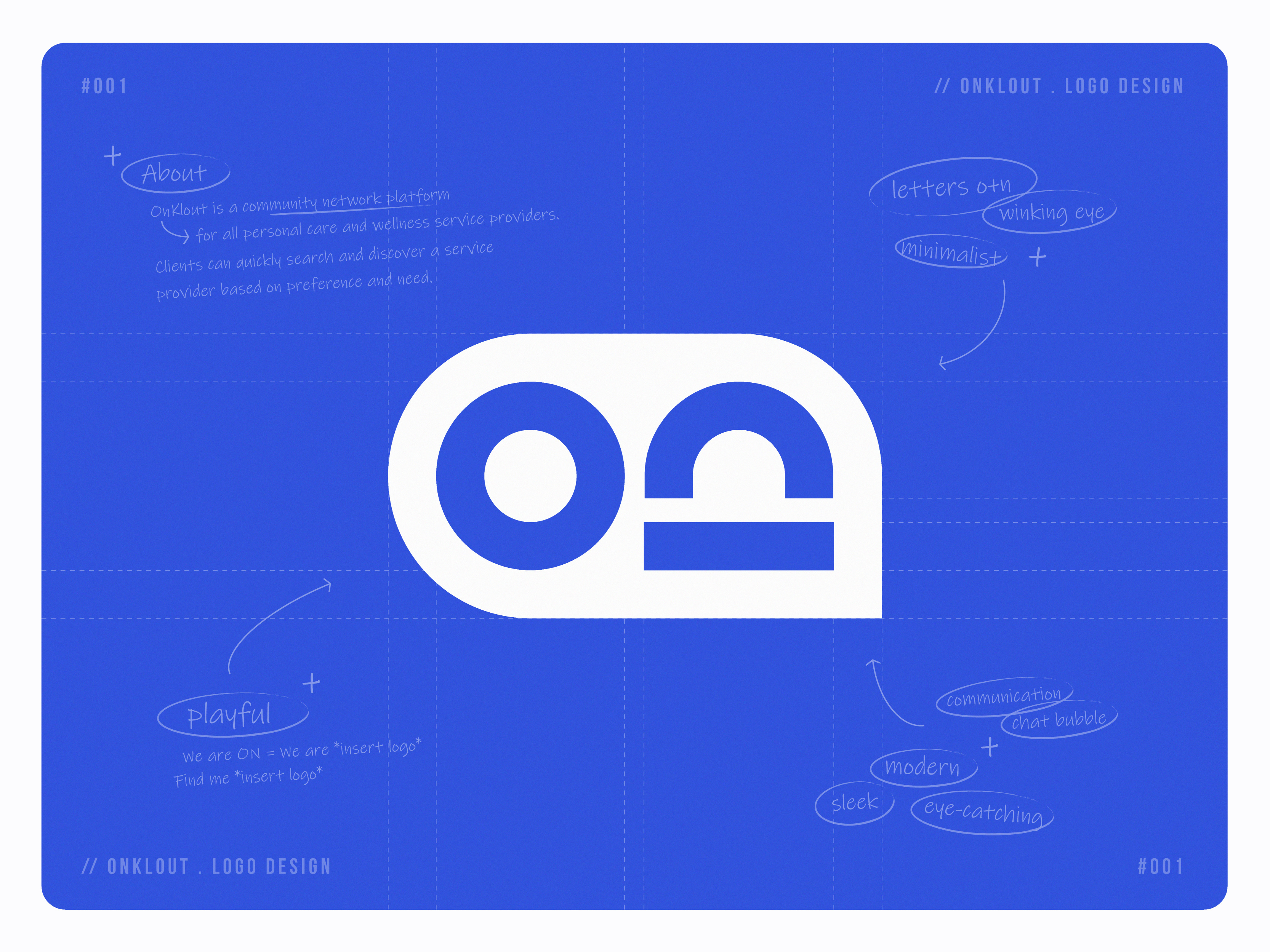 OnKlout | Logo Design app logo brand branding bubble chat canada logo chat logo communication logo design design process fun logo graphic design logo logo monogram logotype minimalist logo network logo on monogram playful logo tech logo video logo