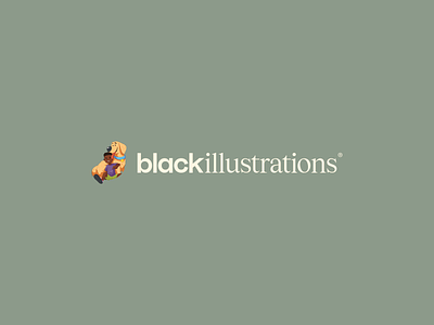 Black Illustrations Logo branding design graphic design logo logo design ui ux