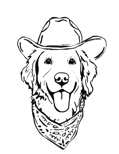 Custom Dog Illustration illustration