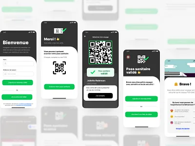UX Wireframe app mobile