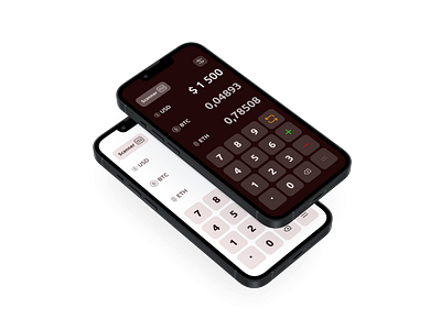 Crypto calculator design figma ui