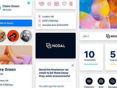 Nodal - Web Components brand bible branding components design system interface web ui