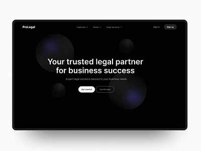 Law Firm • landing page animation business design homepage landing law firm lawyer ui ux web