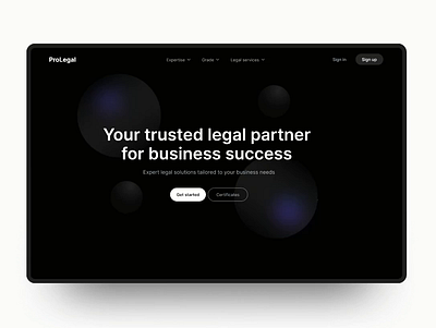 Law Firm • landing page animation business design homepage landing law firm lawyer ui ux web