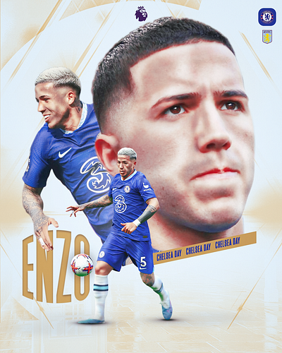 Enzo | Chelsea day design graphic design poster