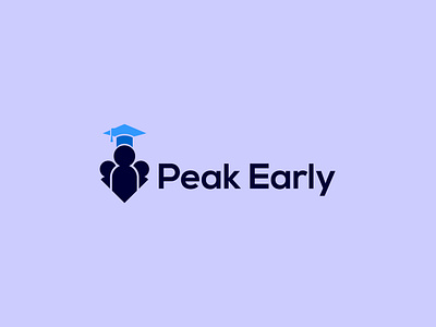 Peak Early app branding design graphic design icon illustration logo minimal ui vector