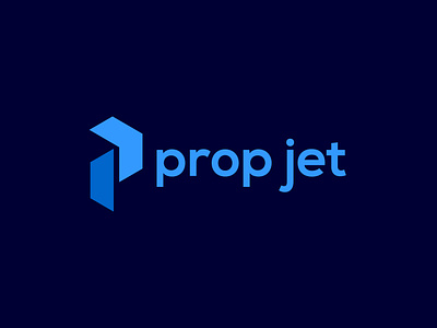 prop jet app branding design graphic design icon illustration logo minimal ui vector