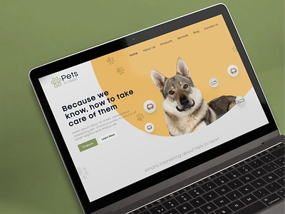 Pets in Hearts web webdesign