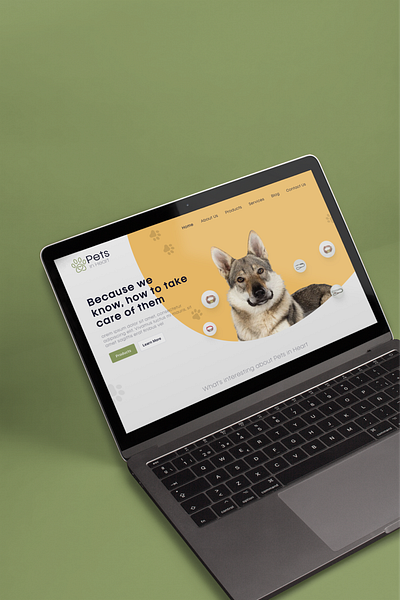 Pets in Hearts web webdesign
