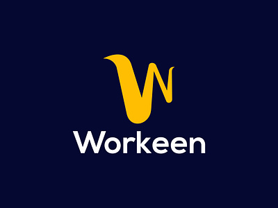Workeen app branding design graphic design icon illustration logo minimal ui vector