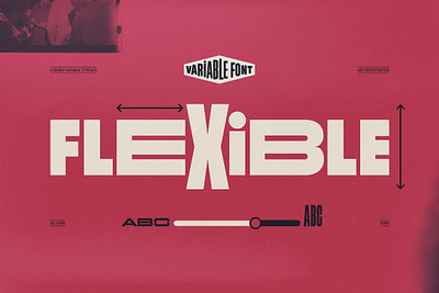 Flexible poster tall x height