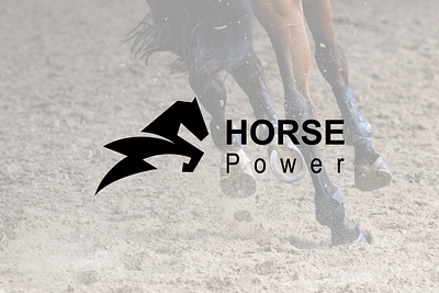 Horse Power Logo branding branding design business logo company logo corporate design graphic design illustration logo logo design minimal minimalist modern typography