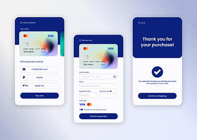 Daily UI #002 – Credit Card Checkout app card challange checkout dailyui graphic design ui