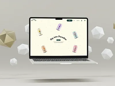 OLIPOP Homepage Reimagination 3d animation branding design food and drink graphic design illustration logo motion graphics silv templates silv webflow templates ui ux web design web development webflow webflow templates