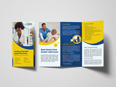 Home Care Business Flyer, Leaflet Design a a4 ai brochure brochuredesign care flyer flyerdesign home leaflet leafletdesign marketing pdf print printable psd trifold