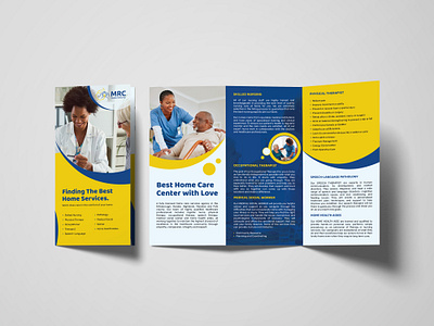 Home Care Business Flyer, Leaflet Design a a4 ai brochure brochuredesign care flyer flyerdesign home leaflet leafletdesign marketing pdf print printable psd trifold