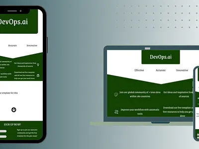 DevOps.ai app community dailyui design desktop dev devops mobile ui user experience user interface ux web
