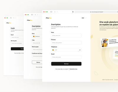Sign up / Login Screen account clean create account log in login login screen minimalist onboardign payments sign up signin signup user onboarding ux design