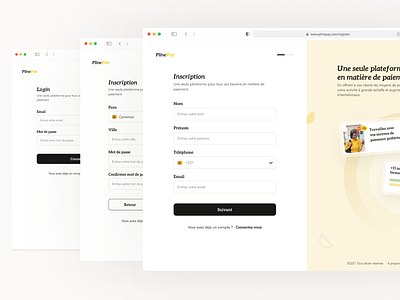 Sign up / Login Screen account clean create account log in login login screen minimalist onboardign payments sign up signin signup user onboarding ux design