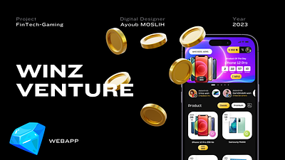 WebAPP Winz-venture graphic design ui
