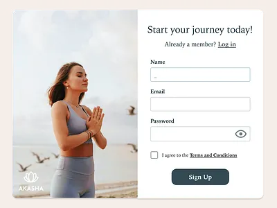 UI Design Challenge #001: Sign Up 001 daily ui daily ui challenge design modal popup sign up ui ux website