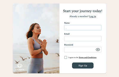 UI Design Challenge #001: Sign Up 001 daily ui daily ui challenge design modal popup sign up ui ux website