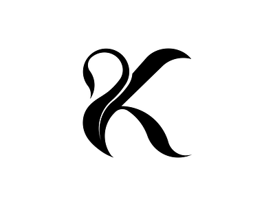 K Swan logo branding design graphic design illustration logo minimalistic simple ui ux vector