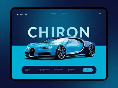 BUGATTI | concept app branding design figma graphic design logo typography ui ux