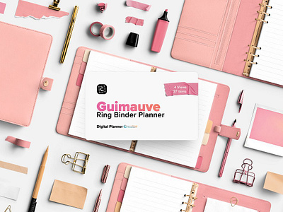 Guimauve - Digital Planner Creator color editable